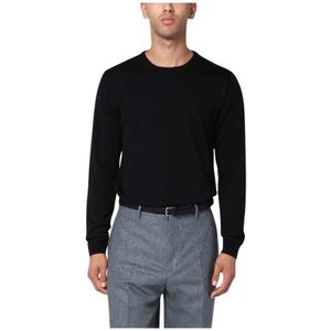 Roberto Collina, Heren, Truien, Zwart, Maat: XL Wol,