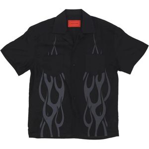 Vision OF Super, Heren, Overhemden, Zwart, Maat: S Lame,