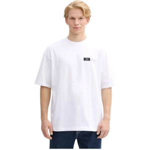 Tom Tailor, Heren, Tops, Wit, Maat: L