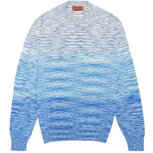 Missoni, Heren, Truien, Blauw, Maat: S Katoen,
