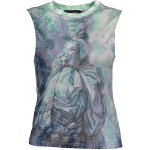 Desigual, Dames, Tops, Veelkleurig, Maat: XL Poliester,