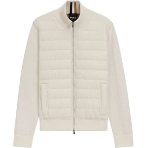 Hugo, Heren, Jassen, Beige, Maat: M Katoen,