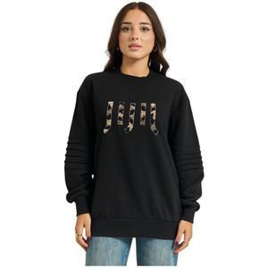 Jijil, Dames, Sweatshirts & Hoodies, Zwart, Maat: 2XS