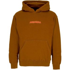 Propaganda, Heren, Sweatshirts & Hoodies, Bruin, Maat: XS Katoen,