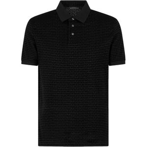 Emporio Armani, Heren, Tops, Zwart, Maat: M