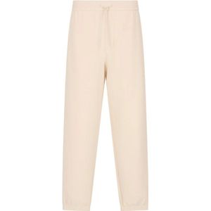Emporio Armani, Heren, Broeken, Beige, Maat: XS Katoen,