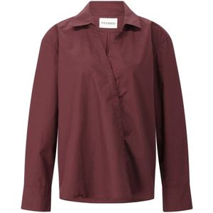 Closed, Dames, Blouses & Shirts, Rood, Maat: L