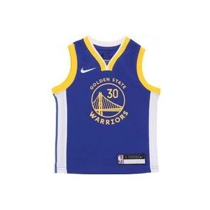 Nike Stephen Curry NBA Icon Edition Shirt , Blue , Heren , Maat: M
