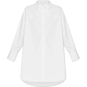 Jil Sander, Dames, Jurken, Wit, Maat: XS Katoen,
