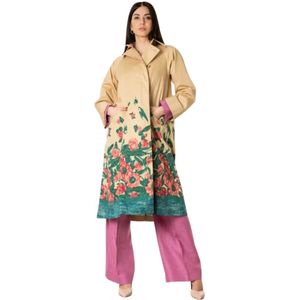 Weekend Max Mara, Dames, Mantels, Veelkleurig, Maat: M Katoen,