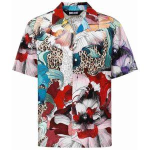 Just Cavalli, Heren, Overhemden, Veelkleurig, Maat: M