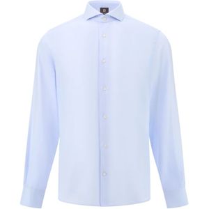 Boggi Milano - Overhemd - Lichtblauw - Regular Fit - Lange Mouw