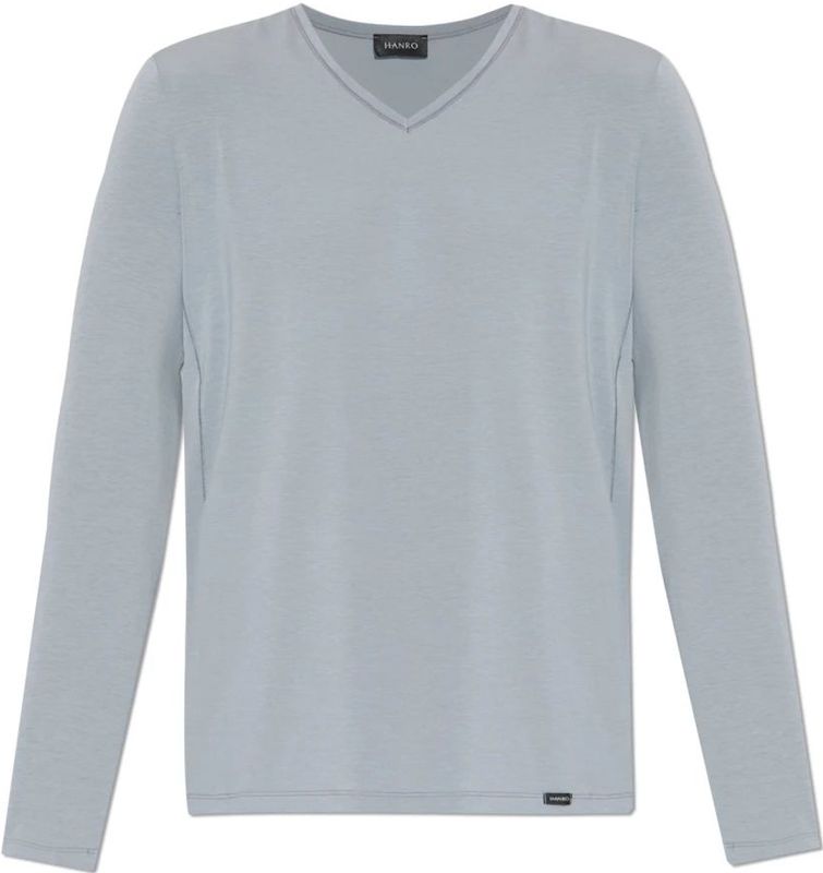 Hanro, Heren, Tops, Grijs, Maat: M Katoen,