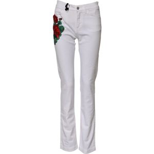 Dolce & Gabbana, Dames, Jeans, Wit, Maat: 2XS Denim,