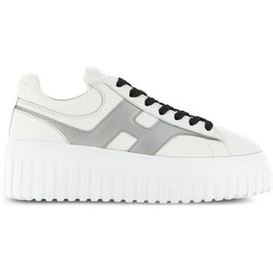 Hogan Sportieve en veelzijdige H-Stripes Sneakers , White , Dames , Maat: 38 EU