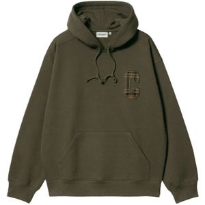 Carhartt Wip, Heren, Sweatshirts & Hoodies, Groen, Maat: S