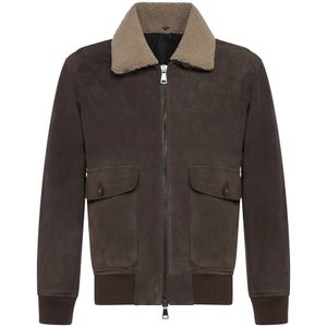 Franzese Collection, Heren, Jassen, Bruin, Maat: 2XL Wol,