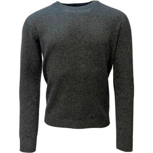Roberto Collina, Heren, Truien, Grijs, Maat: 2XL Wol,