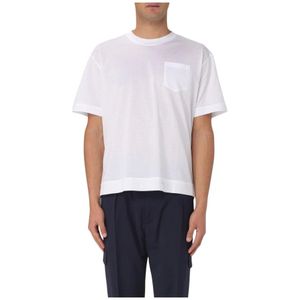 Paolo Pecora, Heren, Tops, Wit, Maat: M