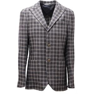 Liu Jo, Heren, Jassen, Grijs, Maat: XS Linnen,