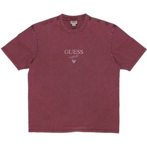 Guess, Heren, Tops, Bruin, Maat: M Katoen,