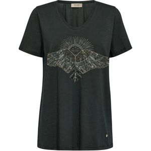 Mos Mosh - Pailletten Tops - Groen - Katoen