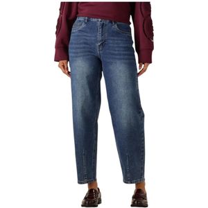Object, Dames, Jeans, Blauw, Maat: M Katoen,