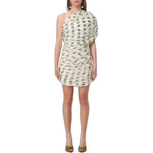 Saint Laurent, Dames, Jurken, Wit, Maat: S