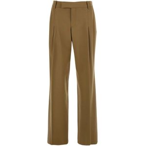 Federica Tosi, Dames, Broeken, Beige, Maat: M