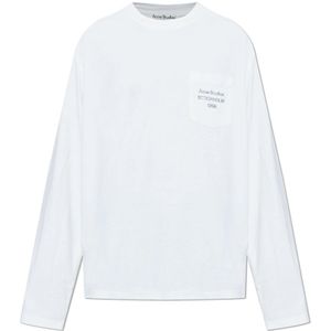 Acne Studios, Heren, Tops, Wit, Maat: L