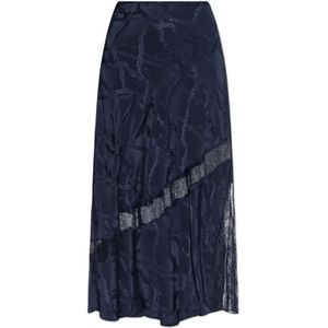 Zadig & Voltaire, Dames, Rokken, Blauw, Maat: S Zijde,