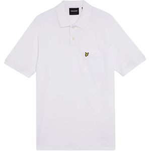 Lyle & Scott - Linnenmix Polo Shirt - Wit
