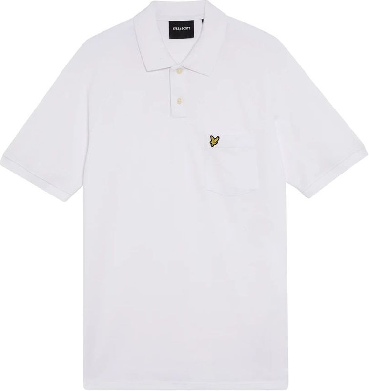 Lyle & Scott - Linnenmix Polo Shirt - Wit