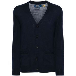 Ralph Lauren, Heren, Truien, Blauw, Maat: M Wol,