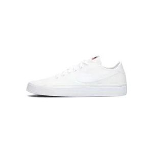 Nike Witte Canvas Lage Sneakers , White , Dames , Maat: 35 1/2 EU