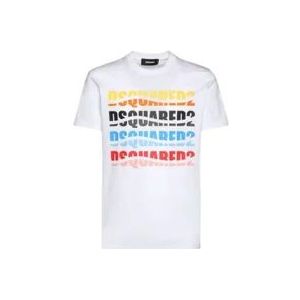 Dsquared2 T-Hemden , White , Heren , Maat: M