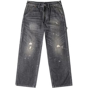 Evisu, Heren, Jeans, Grijs, Maat: M Denim,