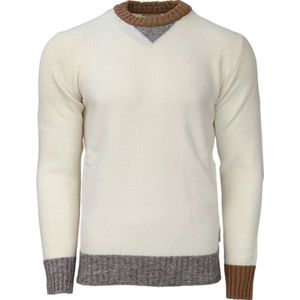 Bob, Heren, Truien, Wit, Maat: L Acryl,