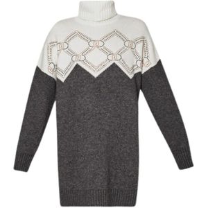 Liu Jo, Dames, Truien, Grijs, Maat: 2XS Wol,