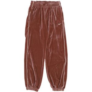 Nike, Dames, Broeken, Bruin, Maat: M Poliester,