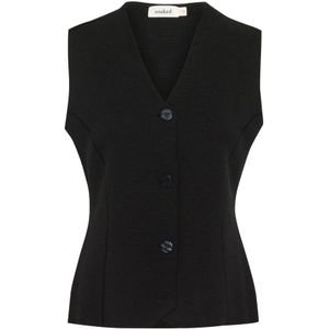 Soaked in Luxury - Haven - Gilet - Zwart - Slim Fit