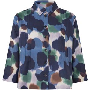 Masai, Dames, Blouses & Shirts, Veelkleurig, Maat: M Viscose,