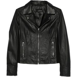 Studio AR by Arma, Dames, Jassen, Zwart, Maat: XS Leer,