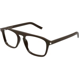 Saint Laurent, Heren, Accessoires, Bruin, Maat: 52 MM