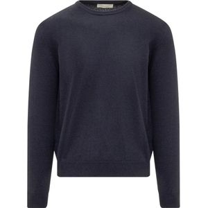 Filippo De Laurentiis, Heren, Truien, Blauw, Maat: 4XL Wol,