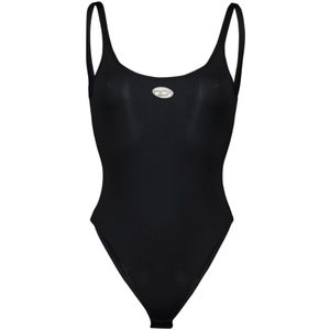 Diesel, Dames, Badkleding, Zwart, Maat: S Nylon,