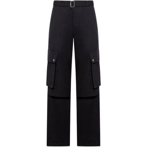 Jacquemus, Heren, Broeken, Zwart, Maat: S Katoen,