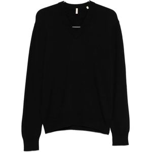 Sunflower, Heren, Truien, Zwart, Maat: XL Wol,