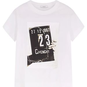 Givenchy, Dames, Tops, Wit, Maat: L Katoen,