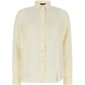 Gucci, Dames, Blouses & Shirts, Wit, Maat: L Zijde,